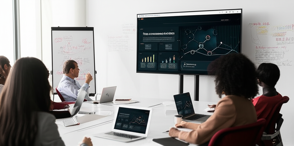 Session de formation en communication digitale